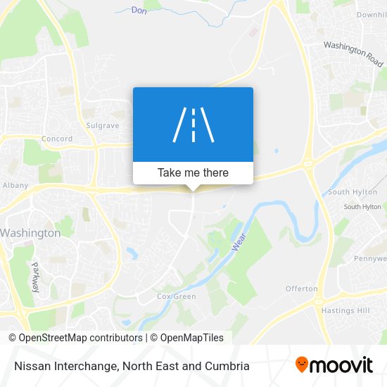 Nissan Interchange map