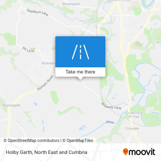 Holby Garth map