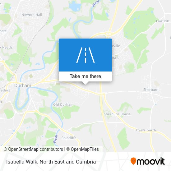 Isabella Walk map