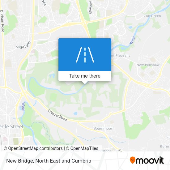 New Bridge map