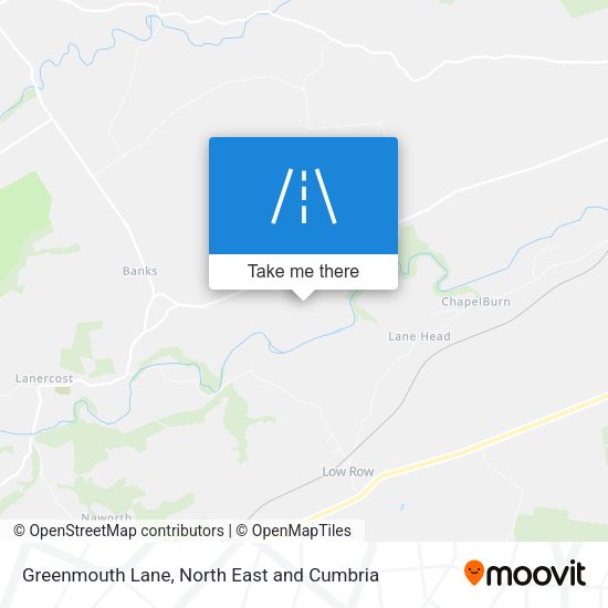 Greenmouth Lane map