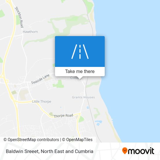 Baldwin Sreeet map
