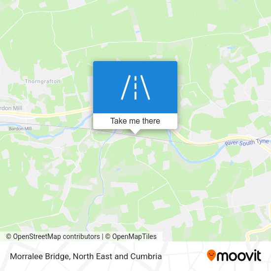 Morralee Bridge map