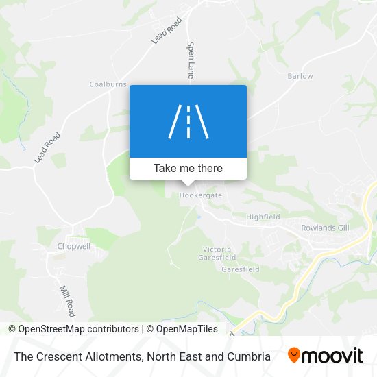The Crescent Allotments map
