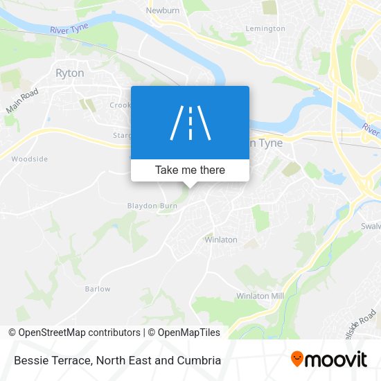 Bessie Terrace map
