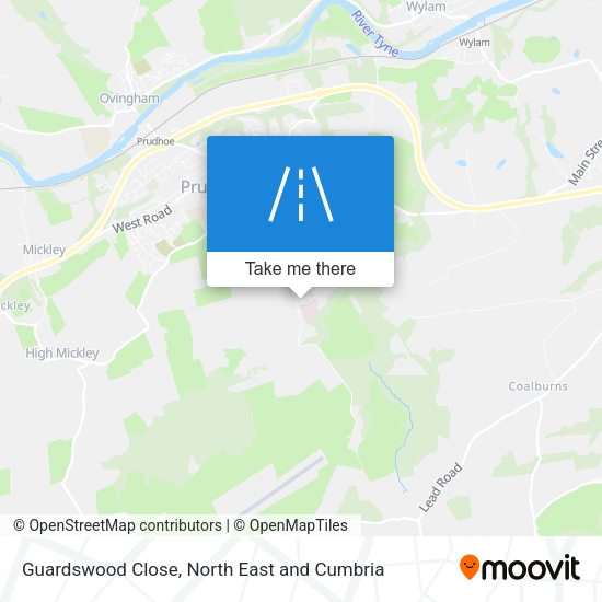 Guardswood Close map