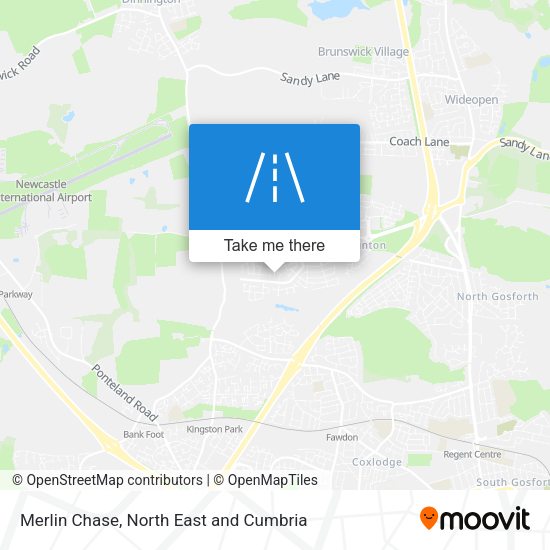 Merlin Chase map