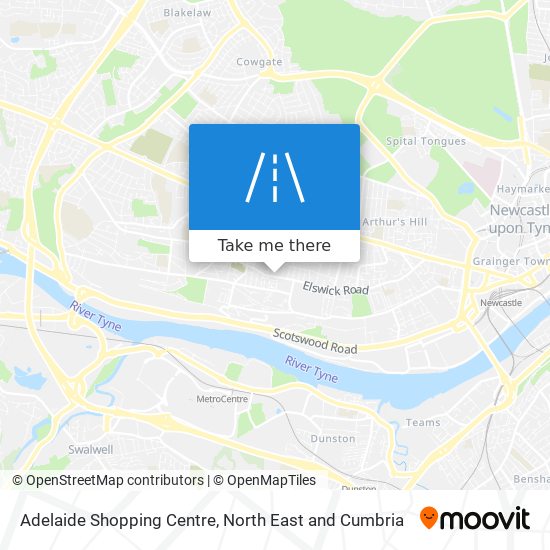 Adelaide Shopping Centre map