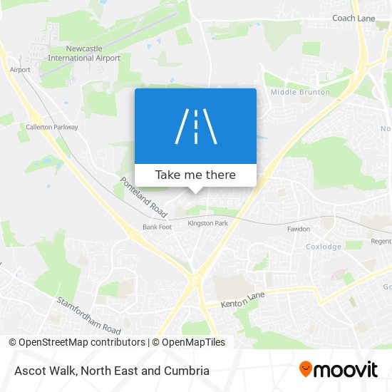 Ascot Walk map