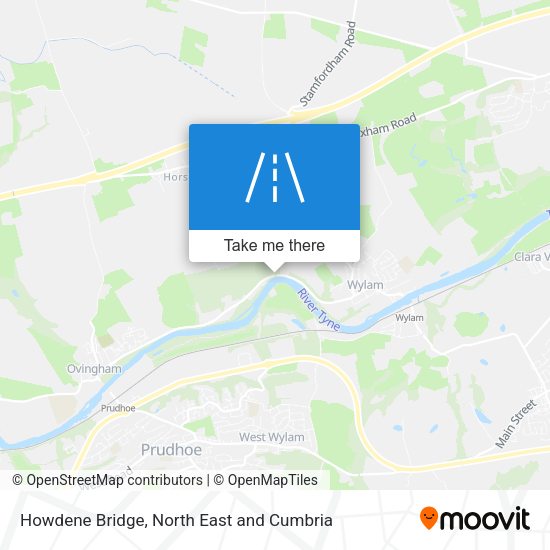 Howdene Bridge map