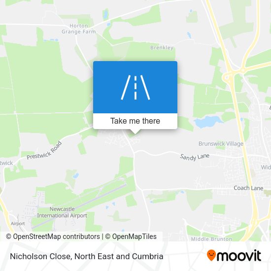 Nicholson Close map