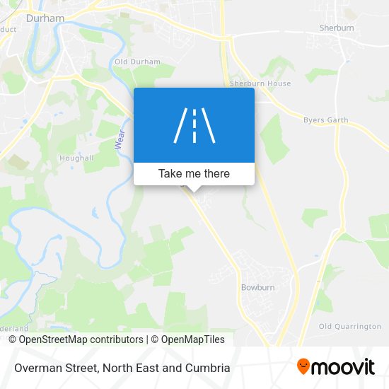 Overman Street map