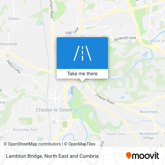 Lambton Bridge map