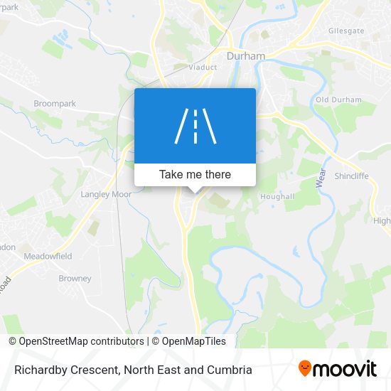 Richardby Crescent map