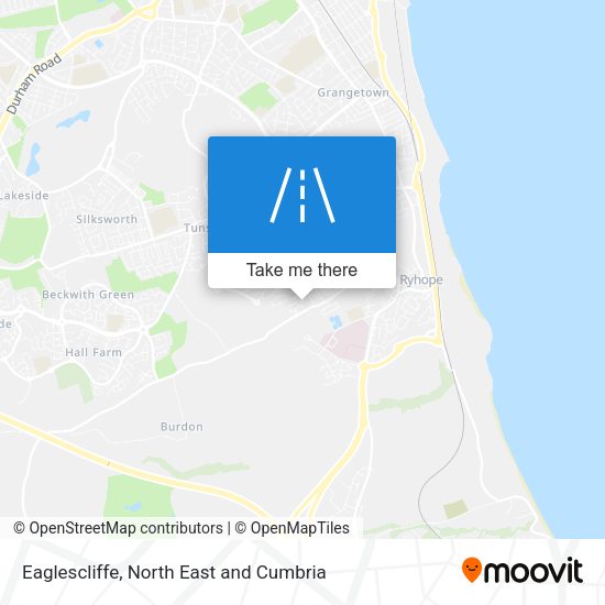 Eaglescliffe map