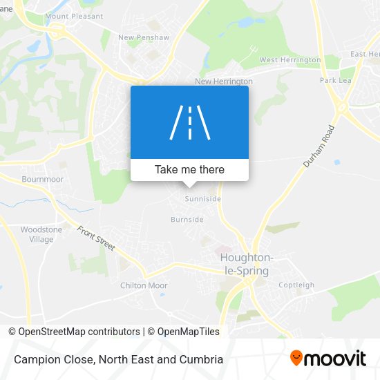 Campion Close map