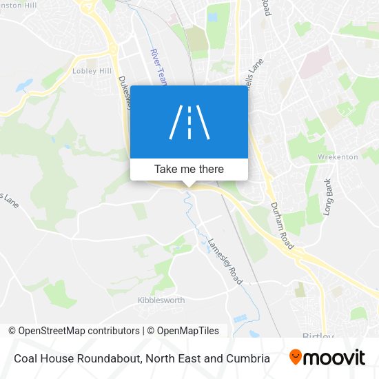 Coal House Roundabout map