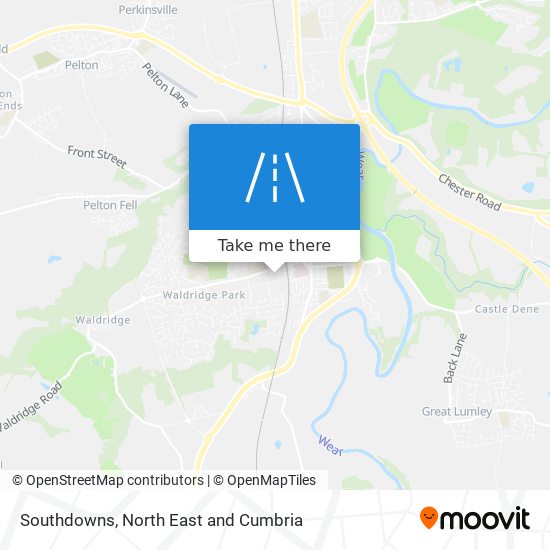 Southdowns map