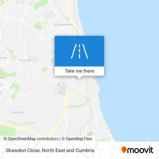 Shawdon Close map