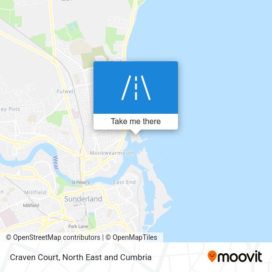 Craven Court map