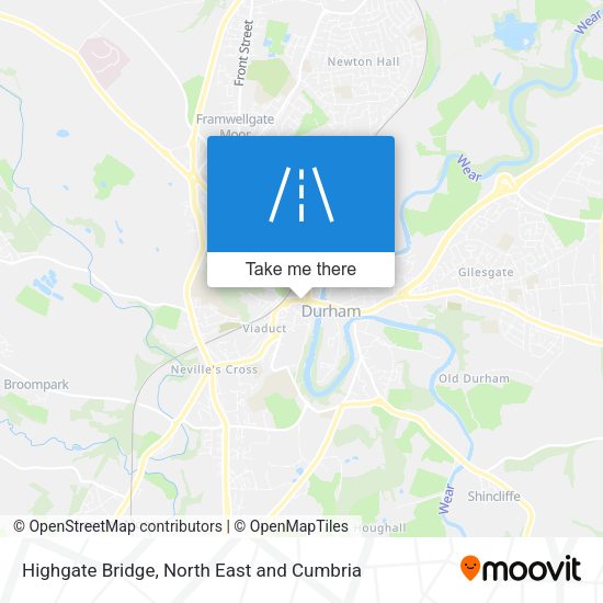 Highgate Bridge map