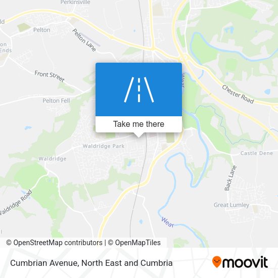 Cumbrian Avenue map