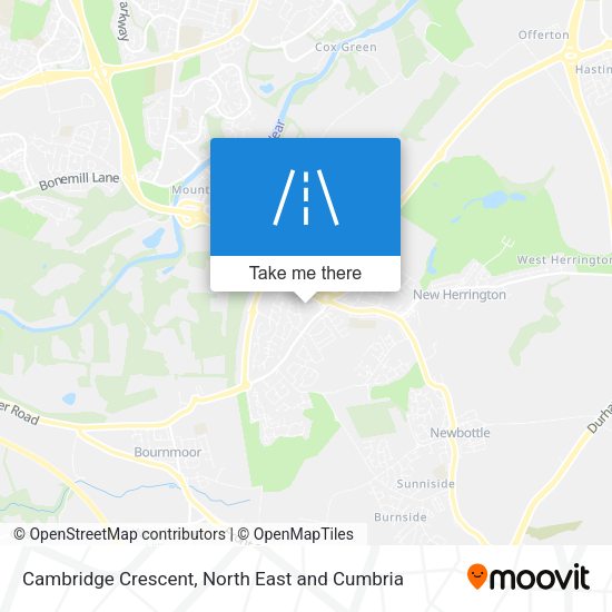 Cambridge Crescent map