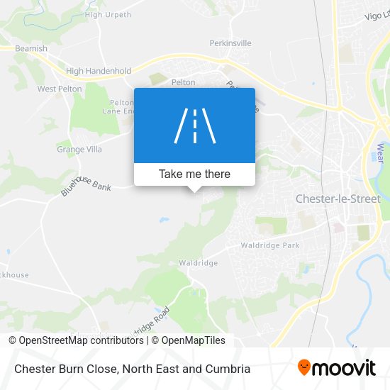 Chester Burn Close map
