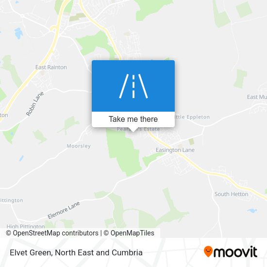 Elvet Green map
