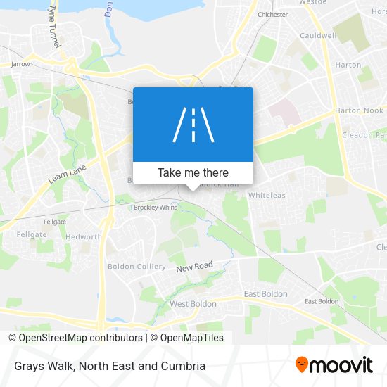 Grays Walk map