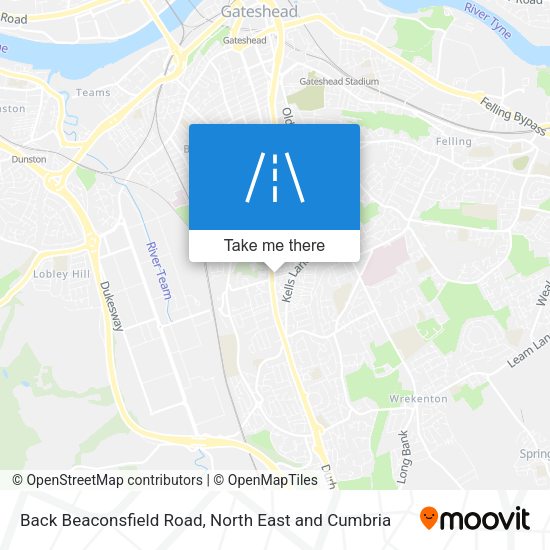 Back Beaconsfield Road map