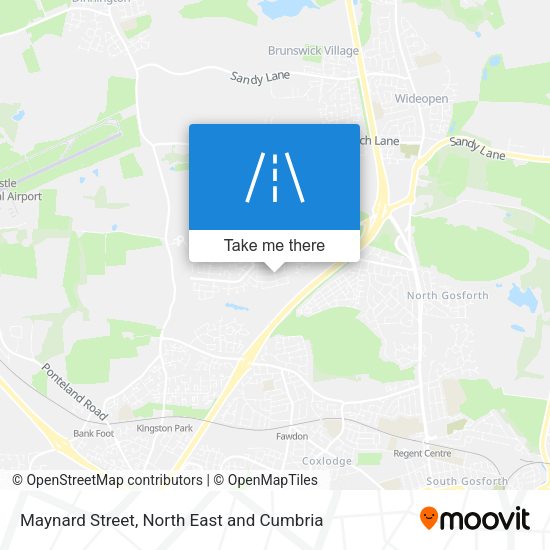 Maynard Street map