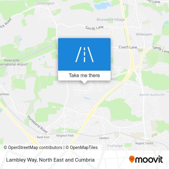 Lambley Way map