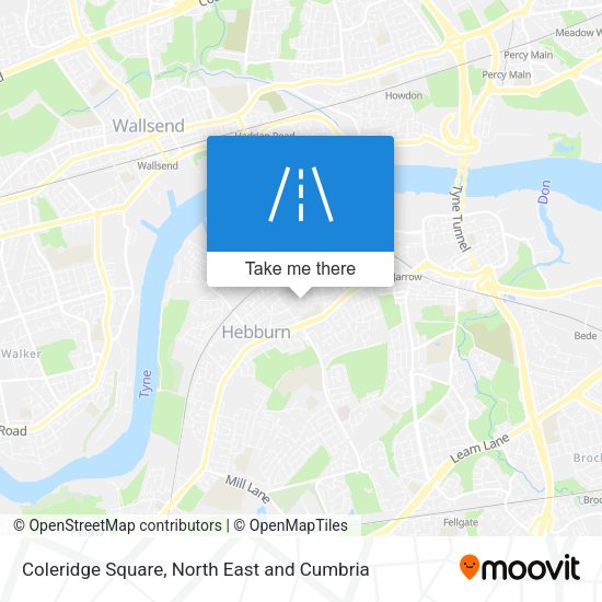 Coleridge Square map