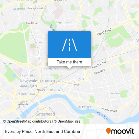 Eversley Place map