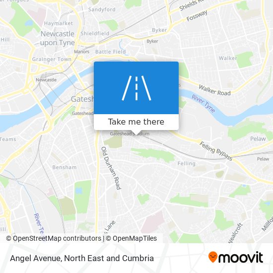 Angel Avenue map