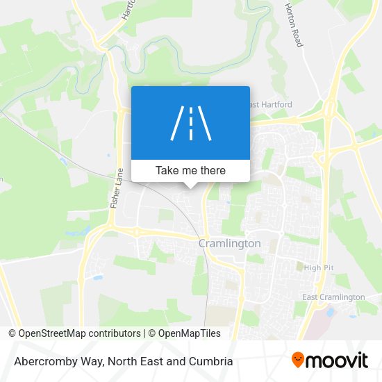 Abercromby Way map