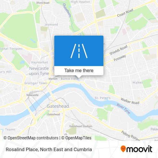 Rosalind Place map