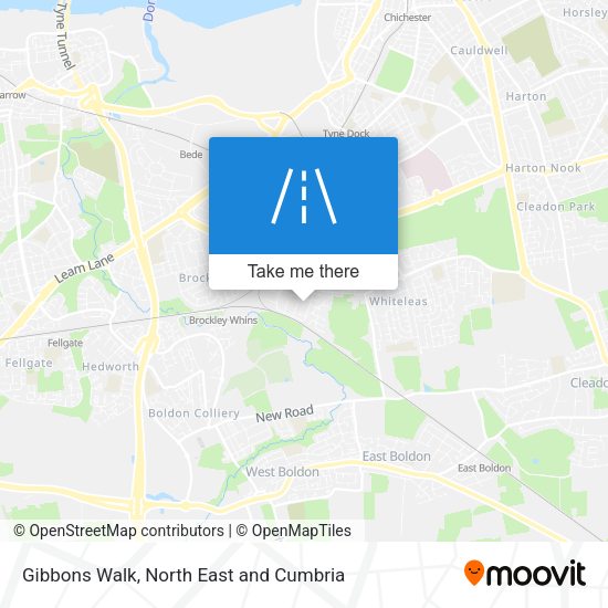 Gibbons Walk map