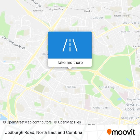 Jedburgh Road map