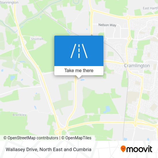 Wallasey Drive map