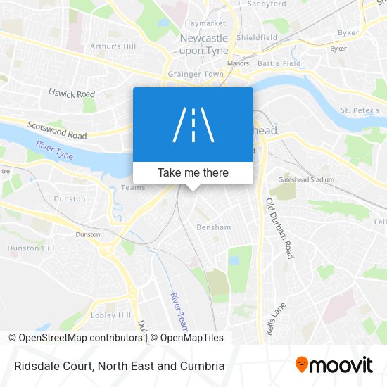 Ridsdale Court map