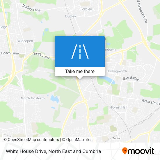 White House Drive map