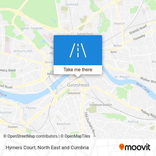 Hymers Court map