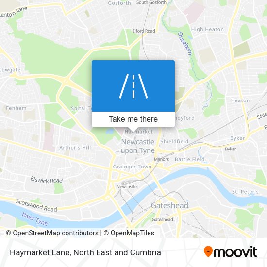 Haymarket Lane map