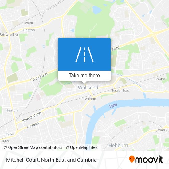 Mitchell Court map