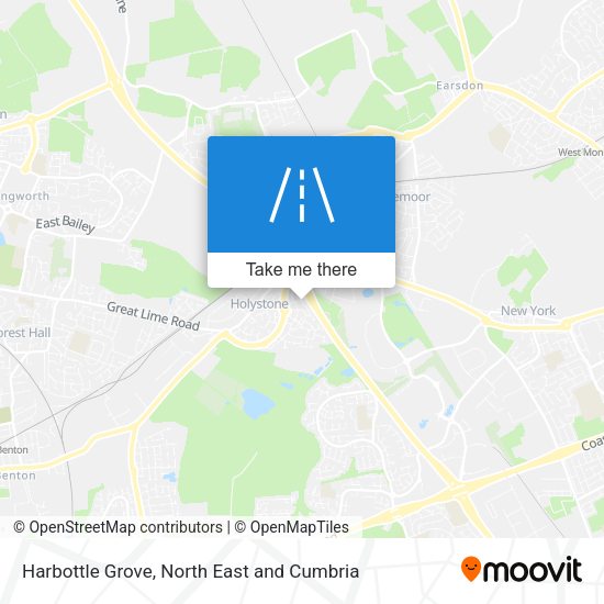 Harbottle Grove map