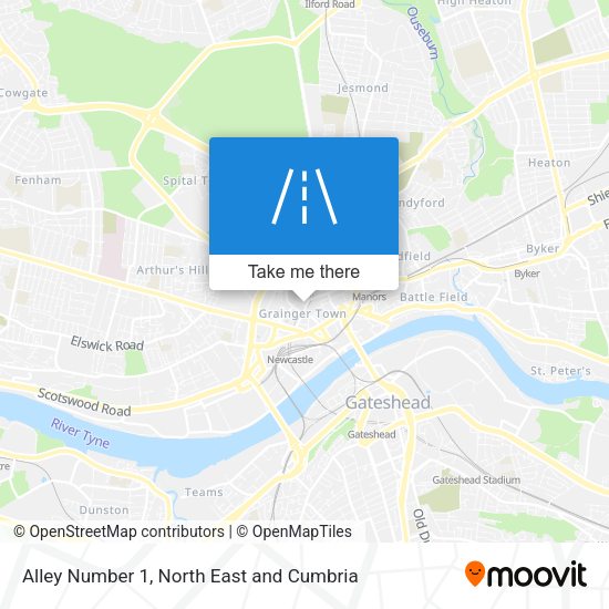 Alley Number 1 map