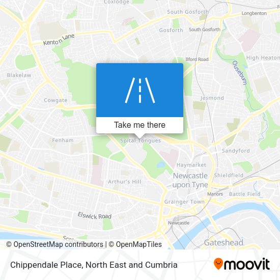 Chippendale Place map