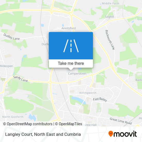 Langley Court map